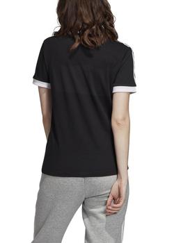 Camiseta Adidas 3 STR Negro/Blanco