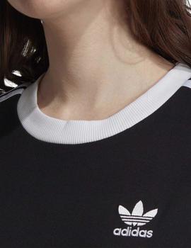 Camiseta Adidas 3 STR Negro/Blanco