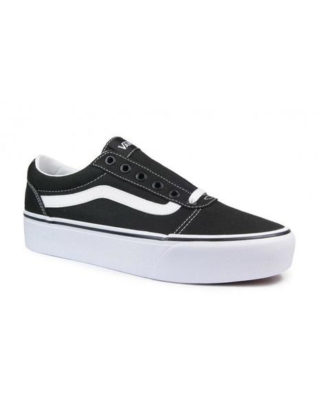 Zapatillas Vans WM Platform (Canvas) Neg/Bco