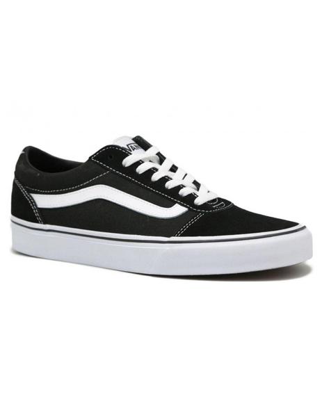 zapatillas vans negras con blanco