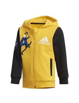 chandal adidas amarillo y negro