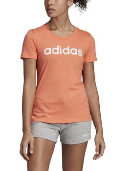 Camiseta Adidas W Linear Naranja