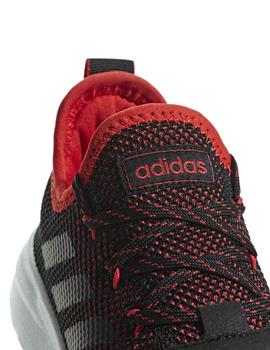 Zapatillas Adidas Lite Racer RBN K Negro/Rojo