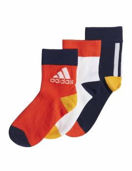 Calcetines Adidas LK Ankle S 3PP Multicolor