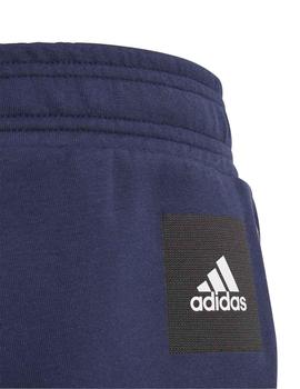 Pantalon Adidas YB ID Knit Marino/Naranja