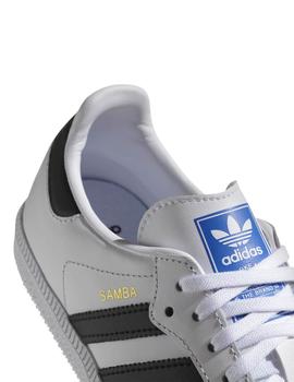Zapatillas Adidas Samba OG J Blanco/Negro