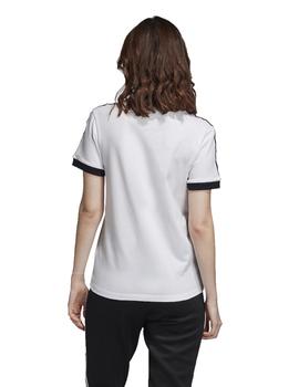 Camiseta Adidas 3 STR Blanco/Negro Mujer