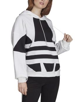 Sudadera Adidas LRG Logo Blanco/Negro