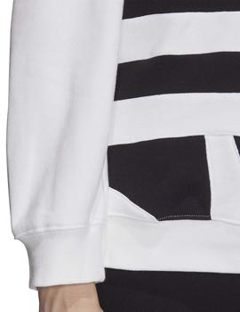 Sudadera Adidas LRG Logo Blanco/Negro