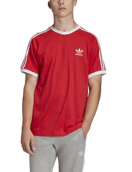 Camiseta Adidas 3-Stripes Rojo/Blanco