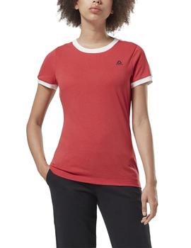 Camiseta Reebok Linear Logo Rojo