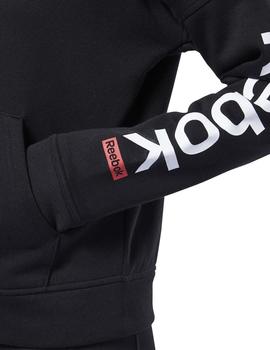 Chaqueta Reebok Linear Logo Fullzip Negro