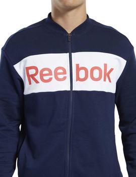 Chandal Reebok TE Linear Logo FT T Marino/Blanco