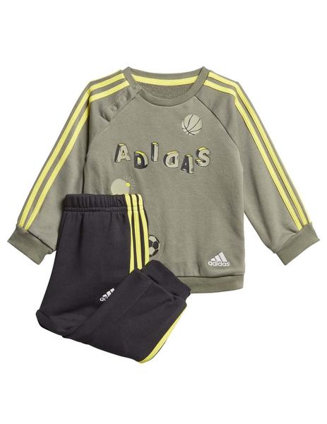 cirujano Biblia aritmética Chandal Adidas I Graph Jog FT Verde/Negro/Amarillo