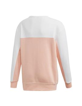 Sudadera Adidas Crew Rosa/Blanco