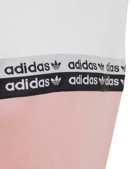 Camiseta Adidas Tee Rosa/Blanco