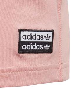 Camiseta Adidas Tee Rosa/Blanco