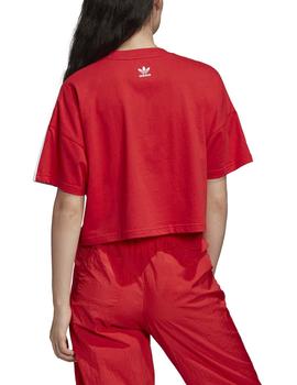 Camiseta Adidas LRG Logo Tee Rojo/Blanco