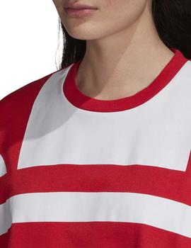 Camiseta Adidas LRG Logo Tee Rojo/Blanco