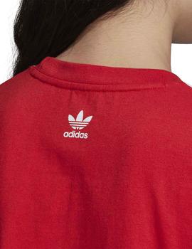 Camiseta Adidas LRG Logo Tee Rojo/Blanco