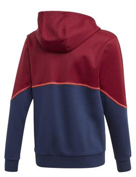 Sudadera Adidas Outline Hoodie Granate/Marino