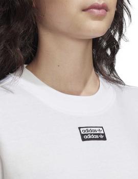 Camiseta Adidas Originals Blanco Para Mujer