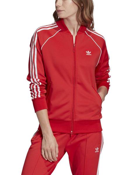 Chaqueta Adidas SS TT Rojo Para Mujer