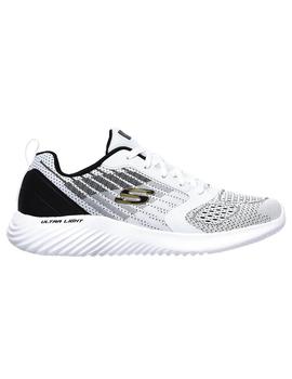 Zapatilla Skechers Bounder Verkona Blanco Para Hombre