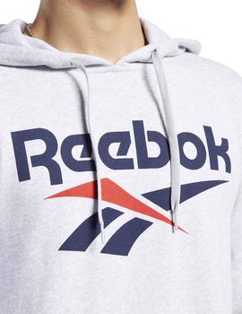 Sudadera Reebok Classics Vector Gris Para Hombre