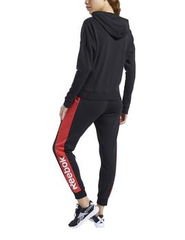 Chándal Reebok Linear Logo Negro Para Mujer