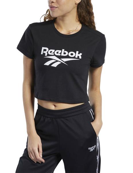 camiseta reebok classic mujer gris