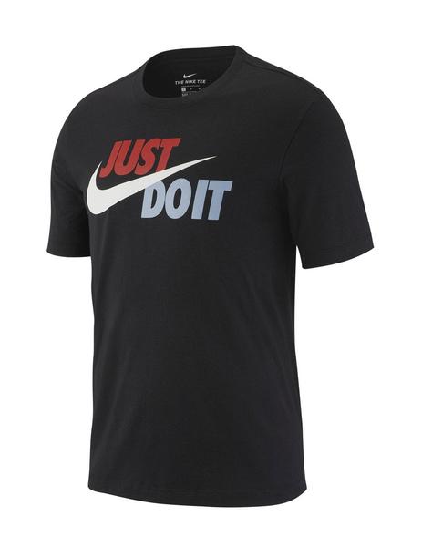 Velas Pronombre Prestador Camiseta Nike M NSW Just Do It Swoosh Negro