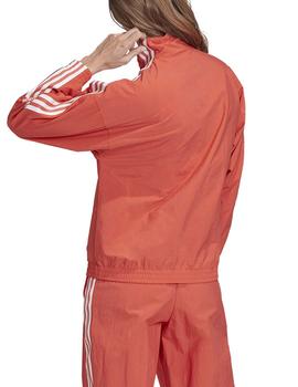 Chaqueta Adidas Lock Up Rojo Apagado Para Mujer