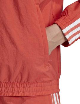 Chaqueta Adidas Lock Up Rojo Apagado Para Mujer