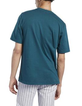 Camiseta Reebok Classics Linear Verde Para Hombre