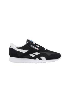 Zapatillas Reebok CL Nylon Negro/Bco Para Hombre