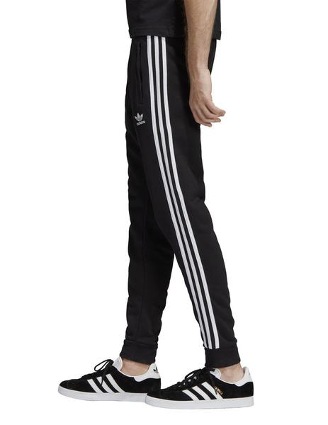 psicología semilla Óxido Pantalon Adidas 3-Stripes Negro/Blanco Para Hombre