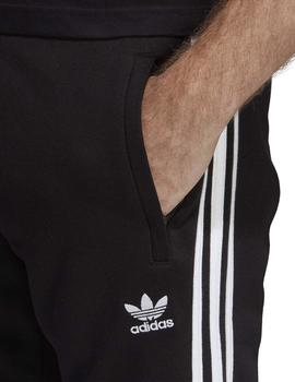 Pantalon Adidas 3-Stripes Negro/Blanco Para Hombre