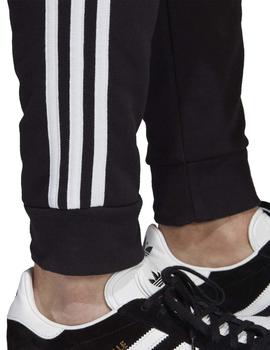 Pantalon Adidas 3-Stripes Negro/Blanco Para Hombre