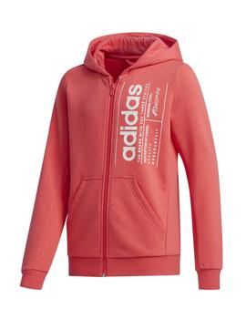 Chaqueta Adidas YG BB FZ Rosa Coral Para Niña