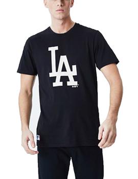 Camiseta New Era MLB Seasonal Team LA Negro Hombre