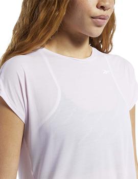 Camiseta Reebok WOR AC Rosa Para Mujer