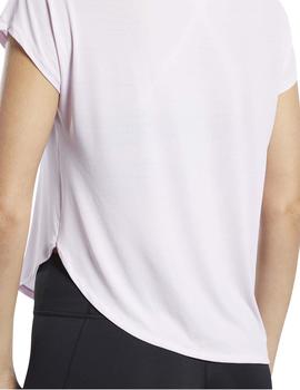 Camiseta Reebok WOR AC Rosa Para Mujer