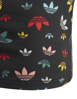 Camiseta Adidas Tee Negro/Multicolor Para Niño/a