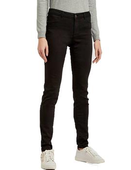 Pantalon Naf Naf F-Powerskinny Negro Para Mujer