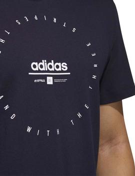 Camiseta Adidas M ADI CLK Marino Para Hombre