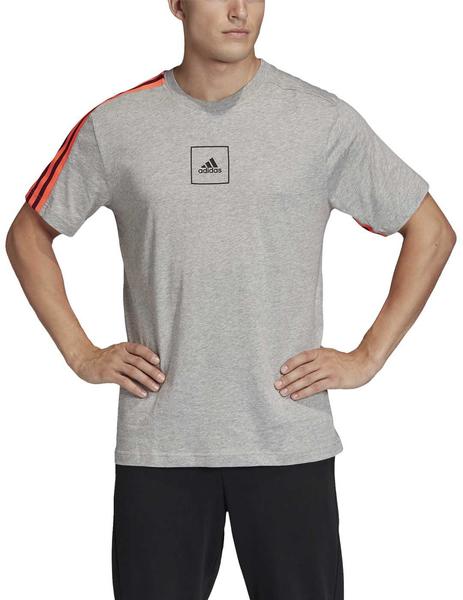 Camiseta Adidas AAC Gris/Naranja Hombre
