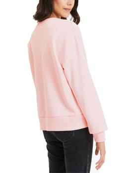 Sudadera Puma Classics Logo Metall Rosa Para Mujer