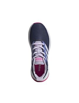 Zapatillas Adidas RunFalconK Marino/Lila Para Niña