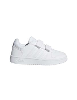 Zapatillas Adidas Hoops 2.0 Blanco Para Niño/a